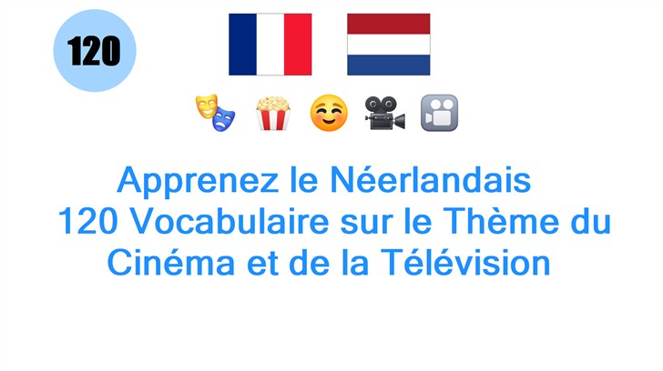 Apprenez le Néerlandais : 120 Vocabulaire sur le Thème du Cinéma et de la Télévision